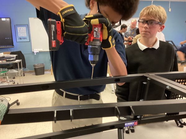 Raven Racing students building car #2049, photo 5 of 83