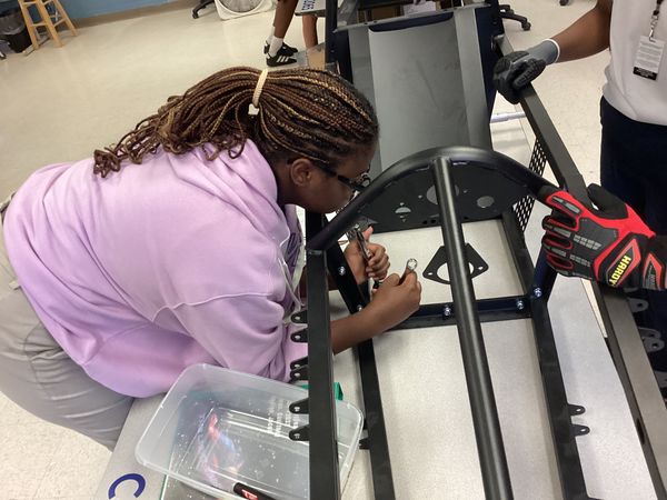 Raven Racing students building car #2052, photo 2 of 14