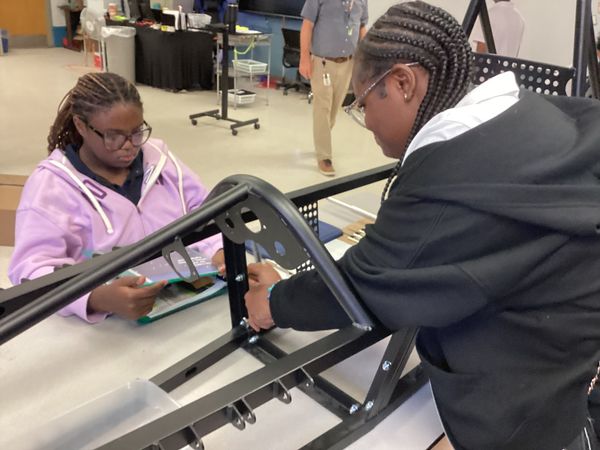 Raven Racing students building car #2052, photo 8 of 14