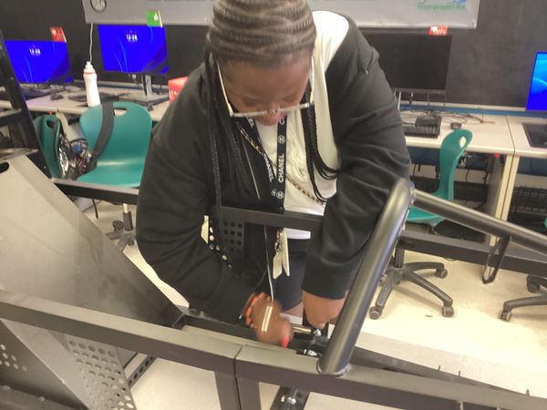 Raven Racing students building car #2052, photo 9 of 14