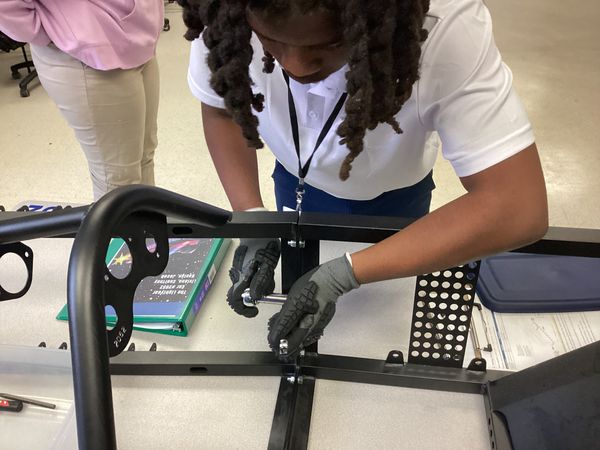 Raven Racing students building car #2052, photo 10 of 14