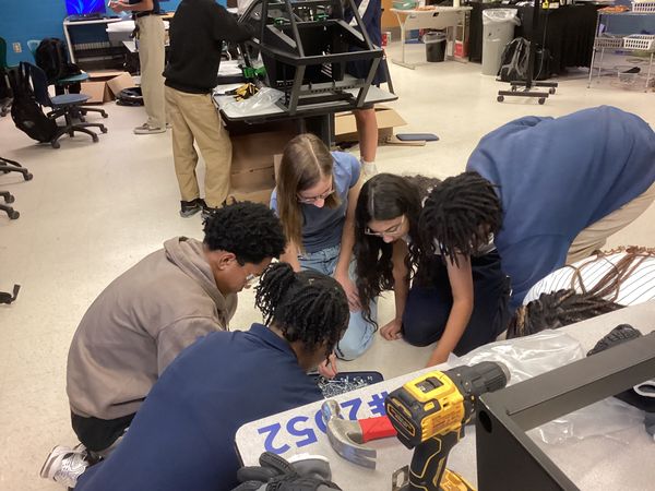 Raven Racing students building car #2052, photo 13 of 14
