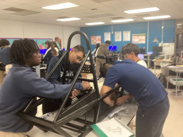 Raven Racing students building car #2065, photo 8 of 24