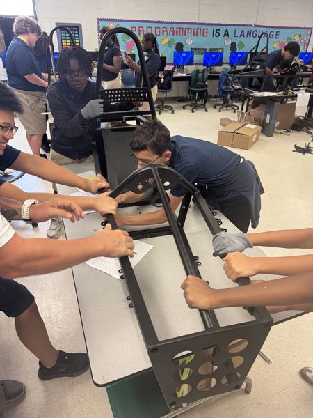 Raven Racing students building the team, photo 4 of 30