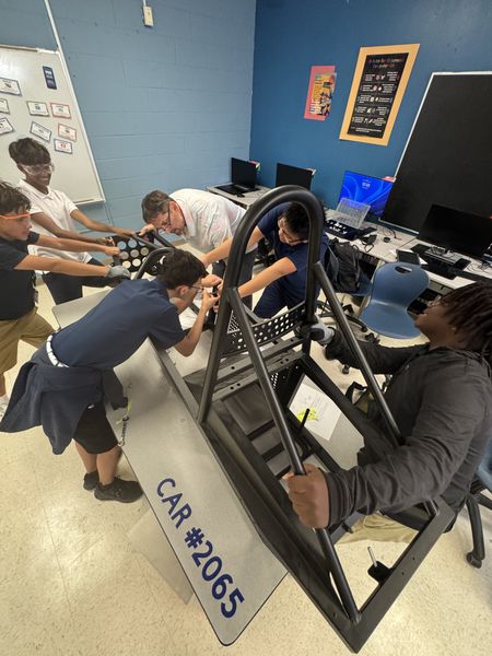 Raven Racing students building the team, photo 5 of 30