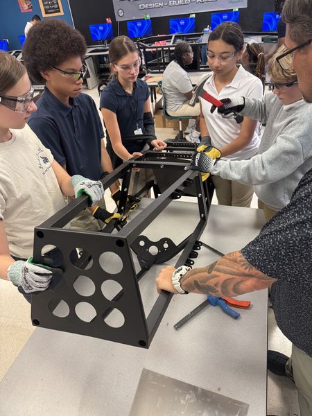Raven Racing students building the team, photo 7 of 30