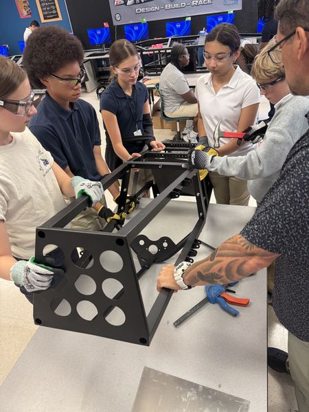 Raven Racing students building the team, photo 8 of 30